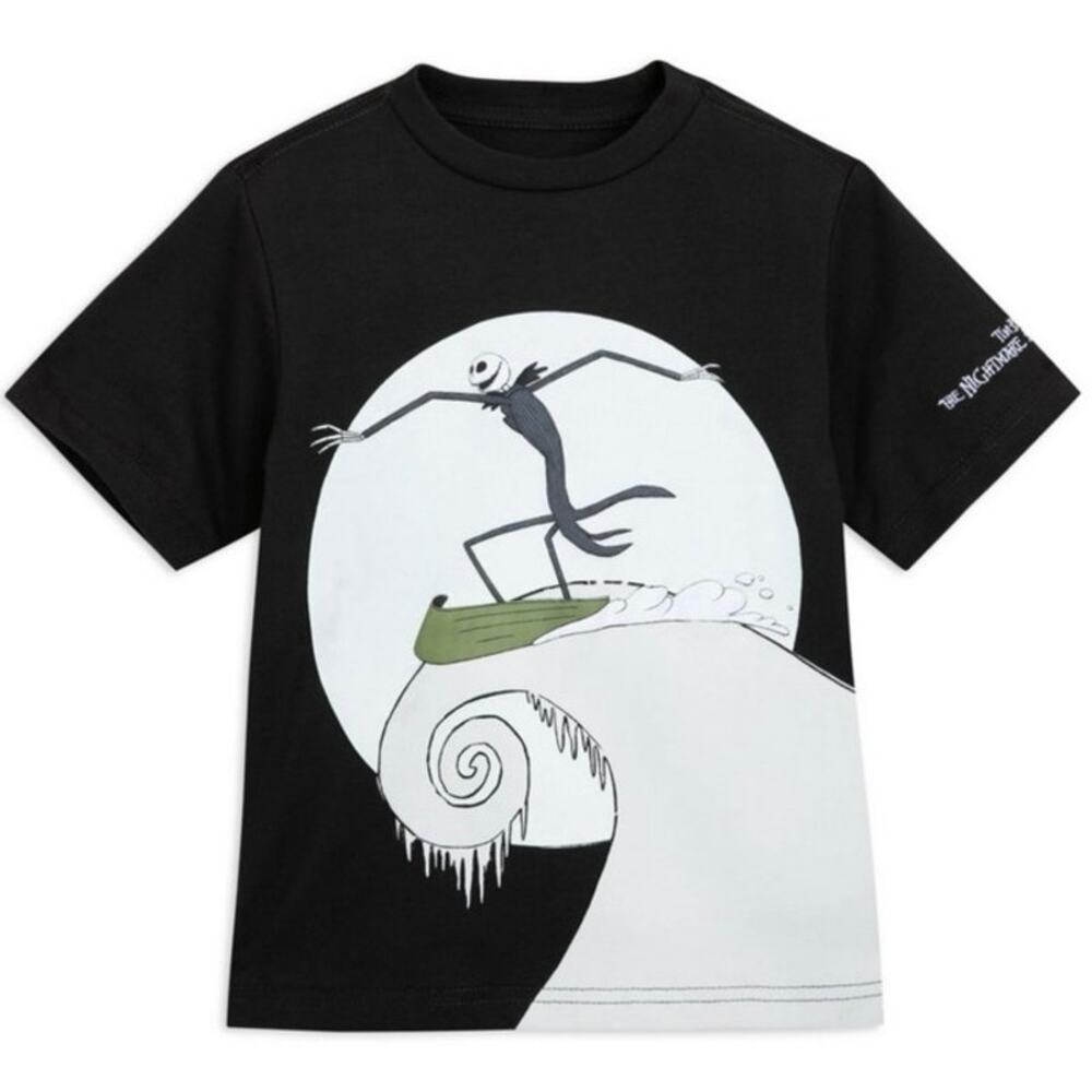 NWT Boys' The Nightmare Before Christmas Jack Skellington Graphic T-Shirt XXS 3